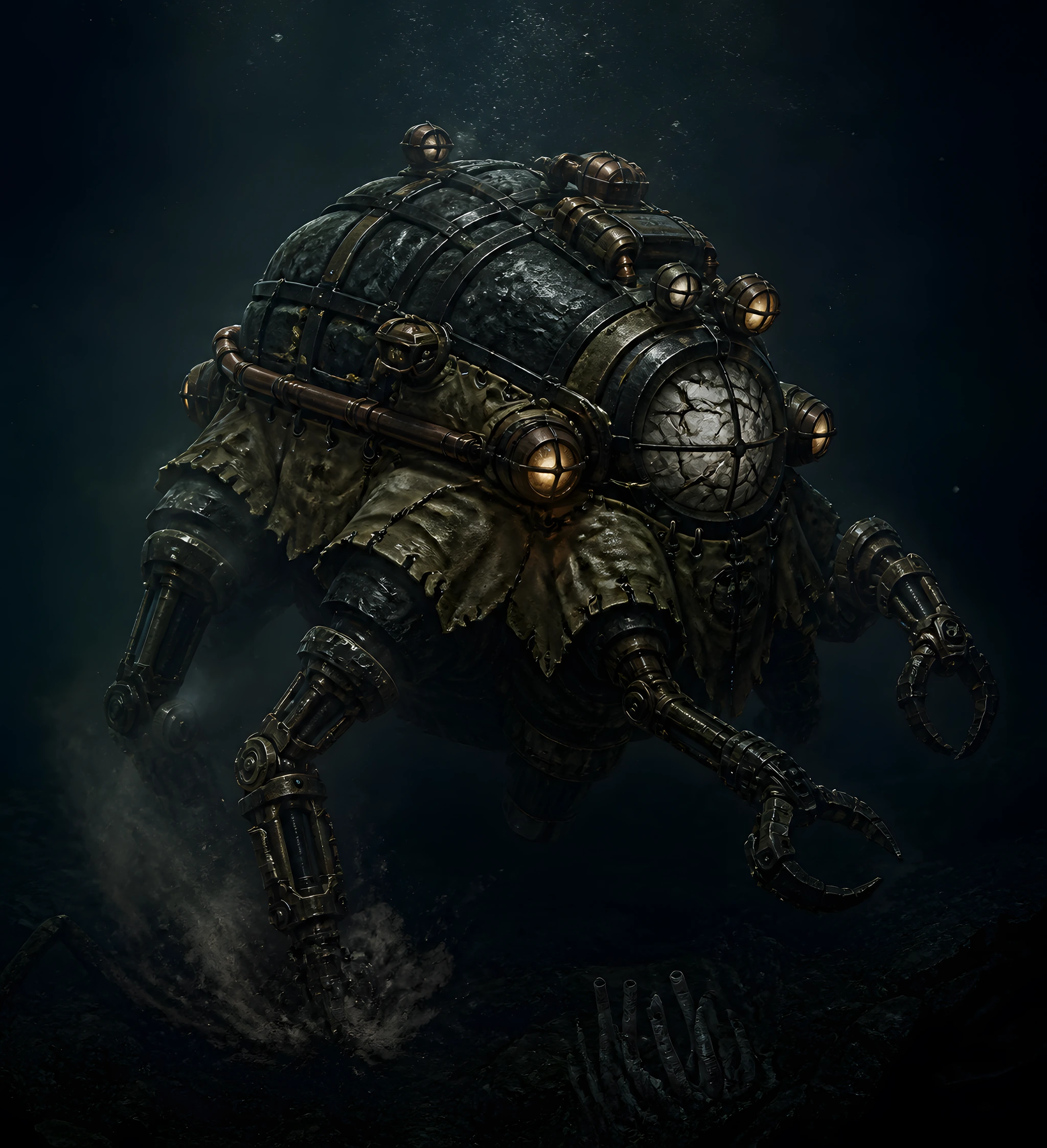 Lotsworn; role: underwater heavy; faction: Gharn.