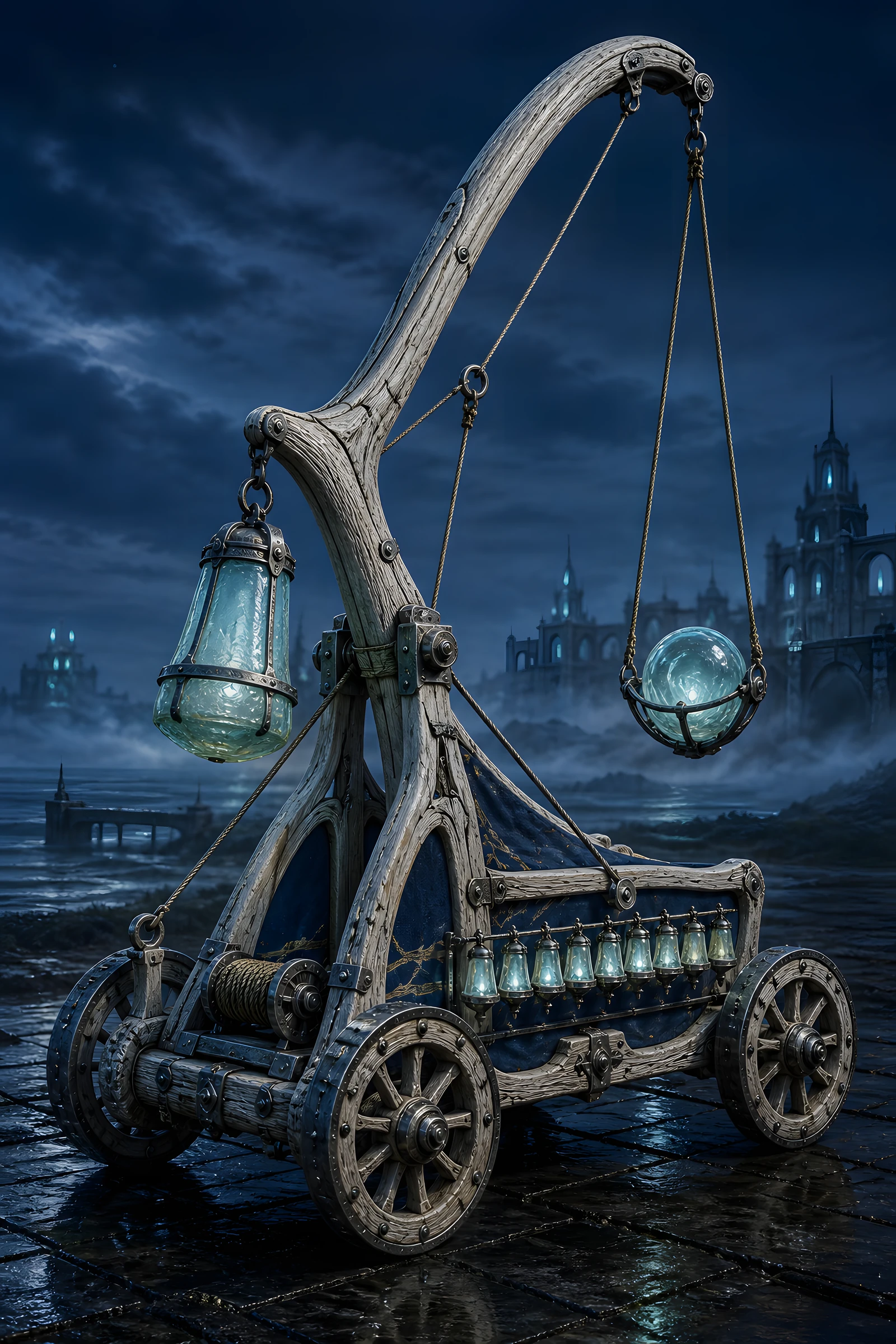 Nine-Note Trebuchet; role: siege; faction: Nimhara.