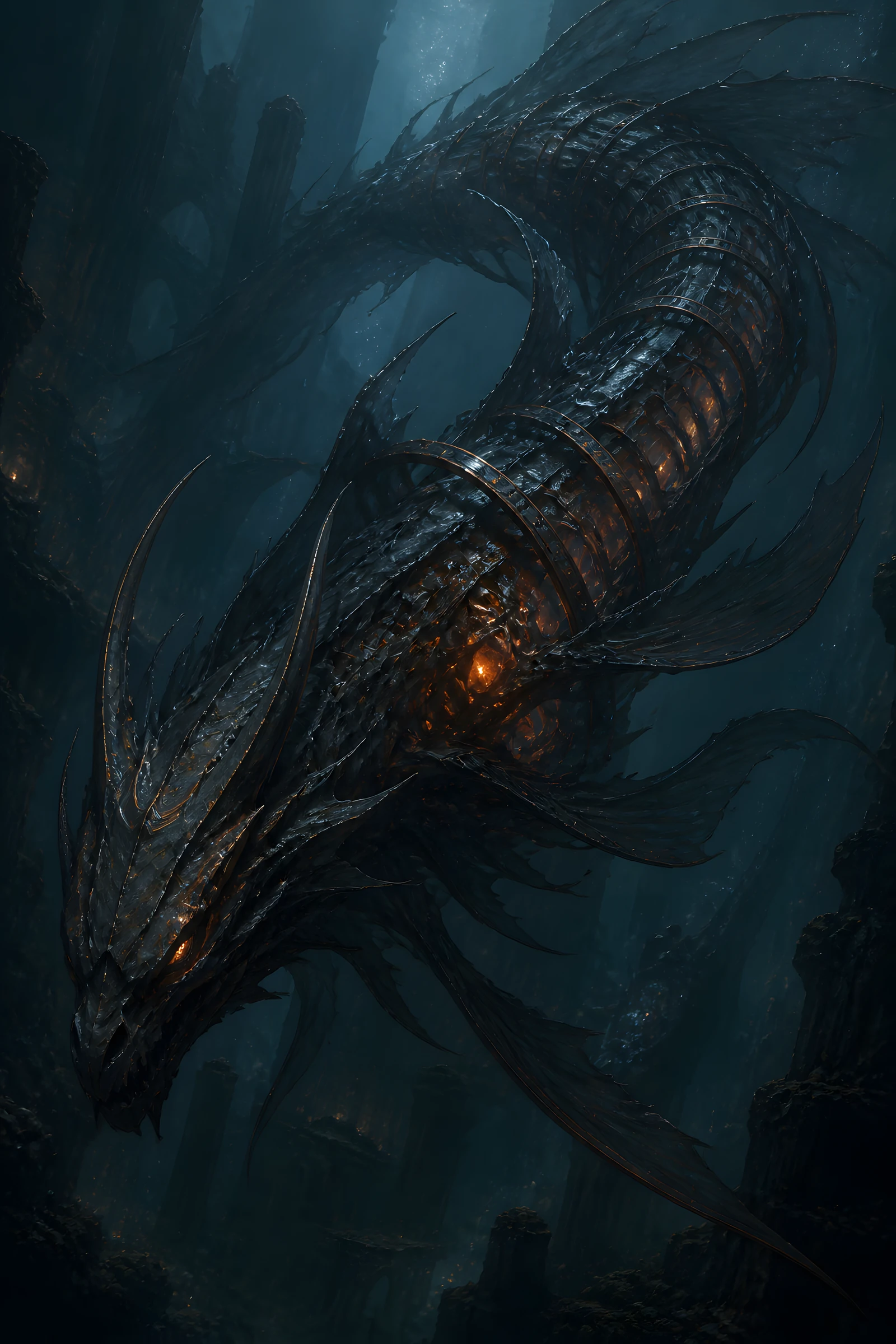 Mere-Drake; role: underwater hunter; faction: Veirn.