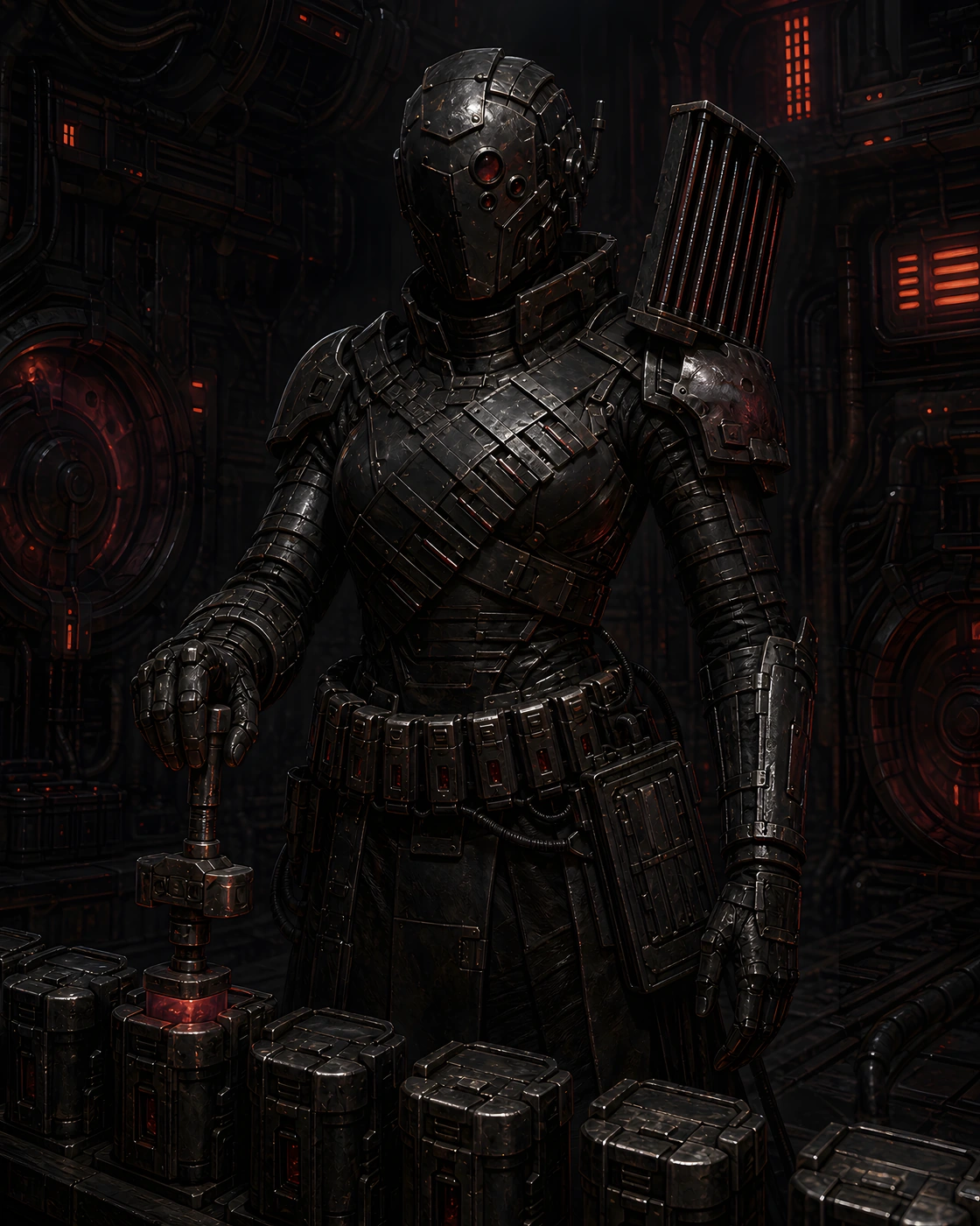 Portrait of Veshuun, the Last Portion, woman protagonist for Vaelun.