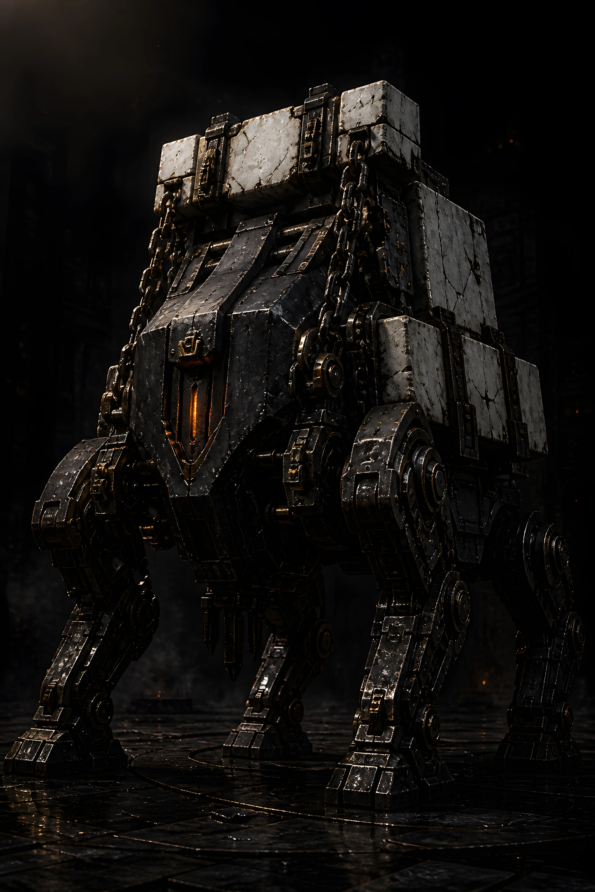 Full artwork of Encumbrance, representing the Wrought.